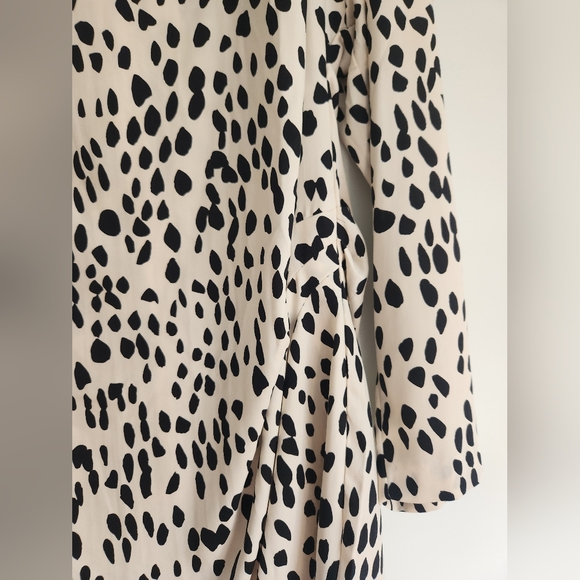 Printed satin dress XL - Picture 2 of 5